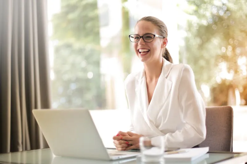 Female entrepreneur in her workspace