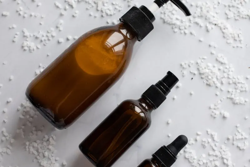 Natural retinol alternative ingredients: bakuchiol seeds, rosehip oil, sea buckthorn