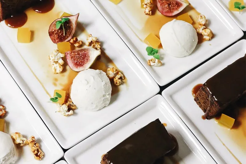 Refried beans in an earthenware pan